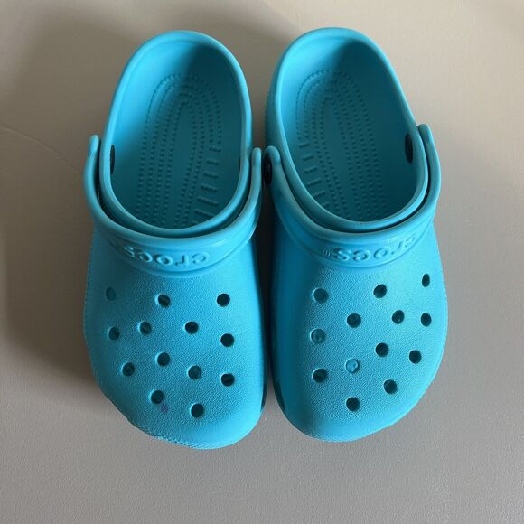 Crocs Classic Clog - Turquoise (Turq Tunic) Size W4-M2 - Picture 4 of 12